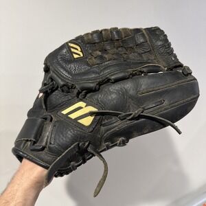 Mizuno MZGS 1300 Baseball Glove RHT 13" Black Leather Right Hand Throw Pro Model
